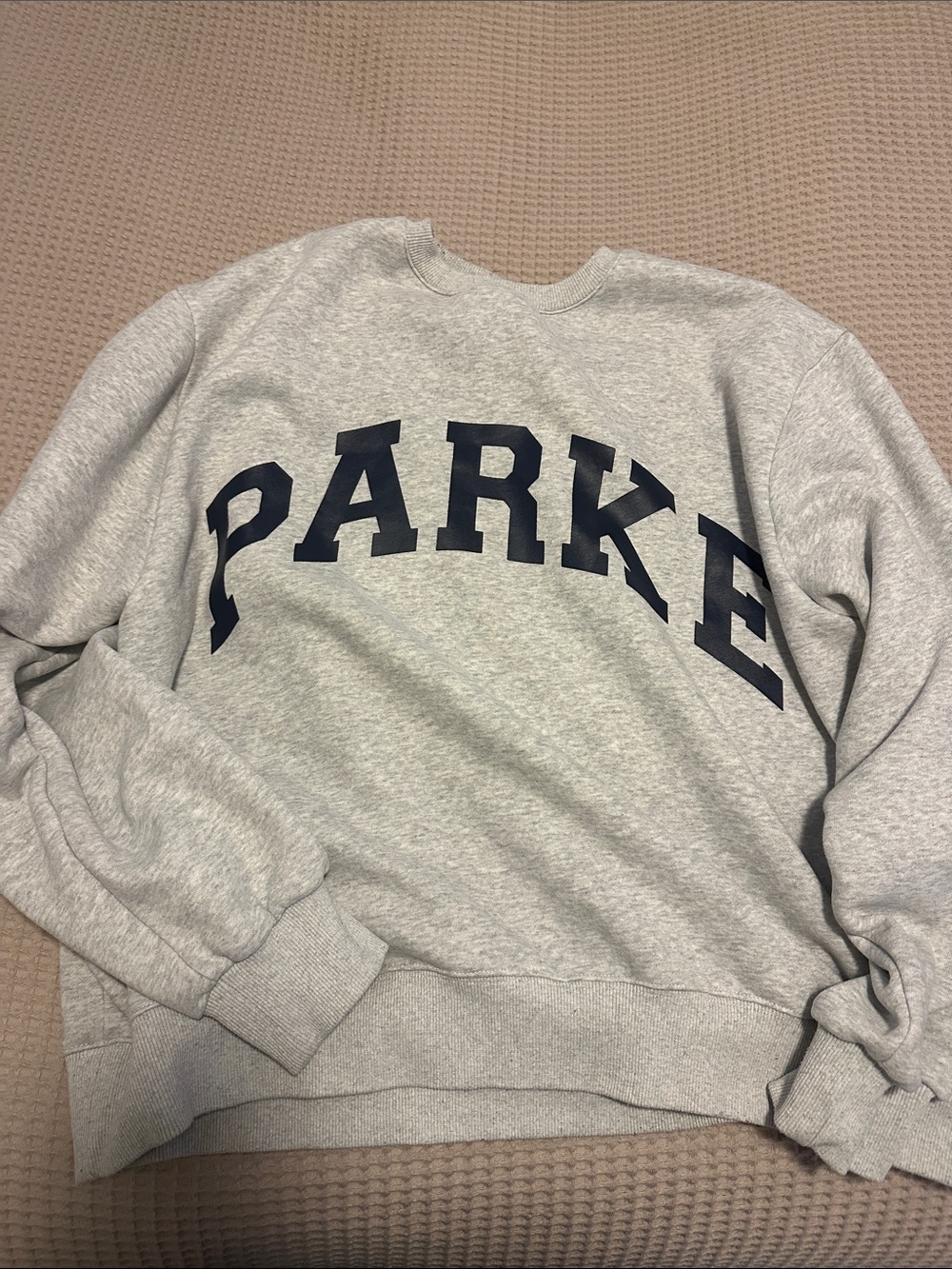 PARKER Grey Crewneck Sweatshirt